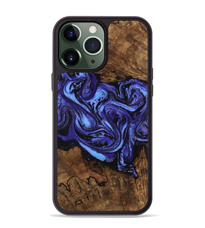 iPhone 13 Pro Max Wood Phone Case - Anton (Purple, 746367)