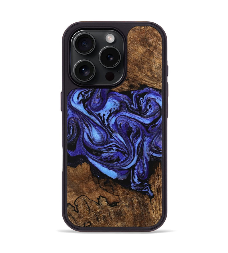 iPhone 16 Pro Wood Phone Case - Anton (Purple, 746367)