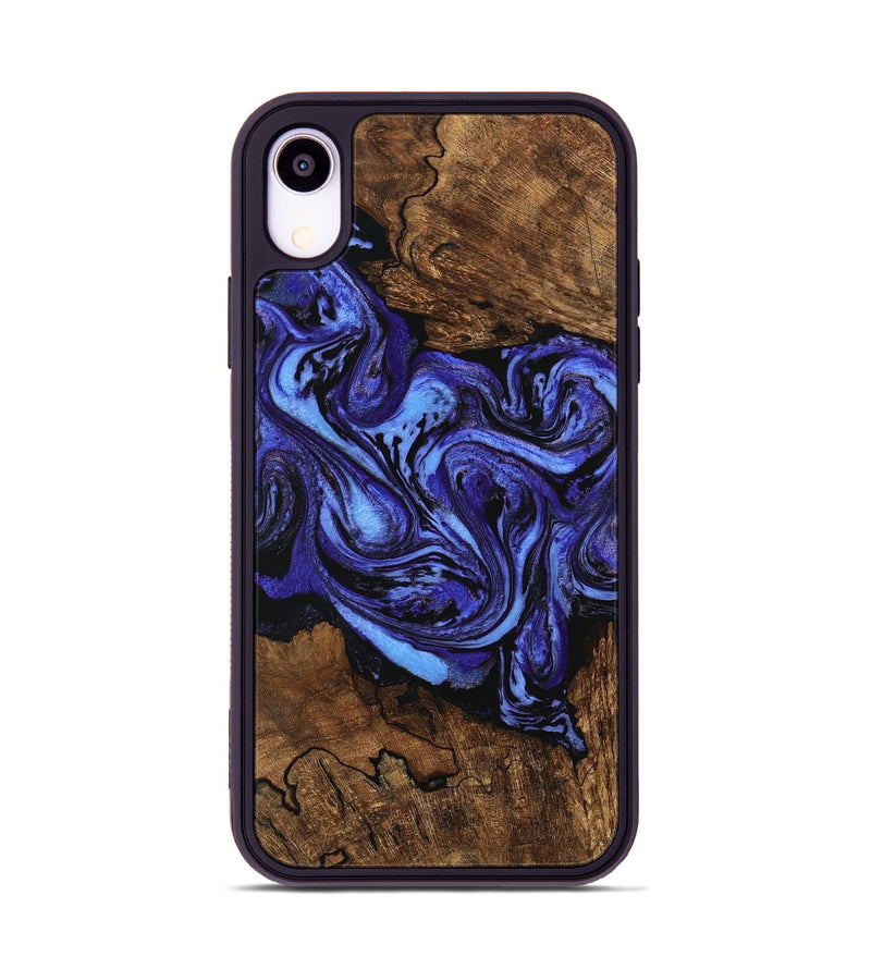 iPhone Xr Wood Phone Case - Anton (Purple, 746367)