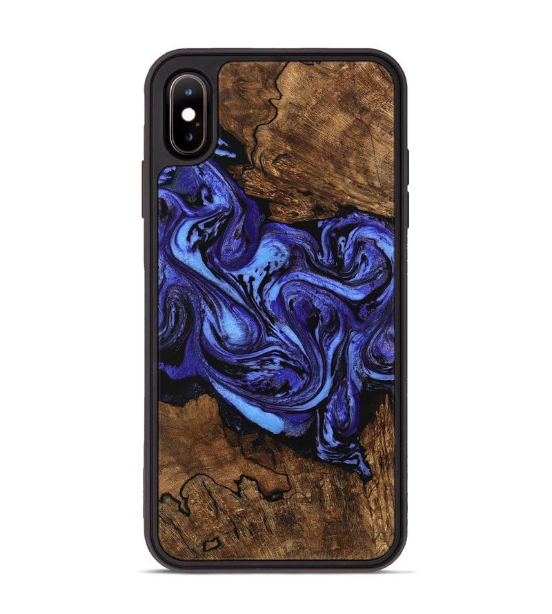 iPhone Xs Max Wood Phone Case - Anton (Purple, 746367)