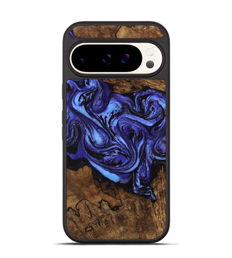 Pixel 9 Wood Phone Case - Anton (Purple, 746367)