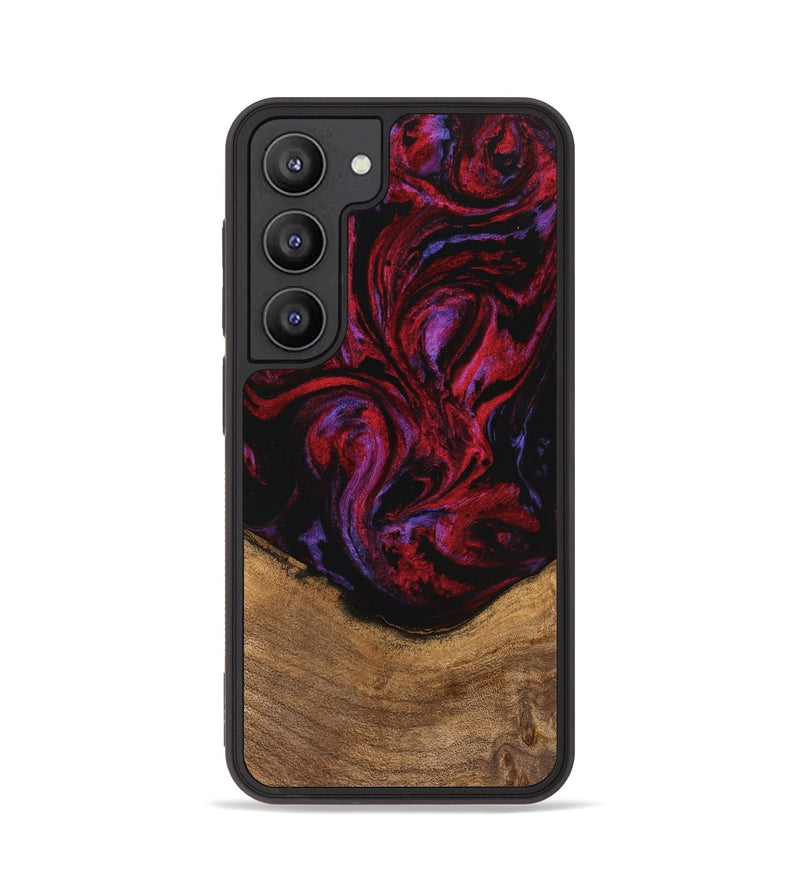 Galaxy S23 Wood Phone Case - Kaeli (Red, 746372)