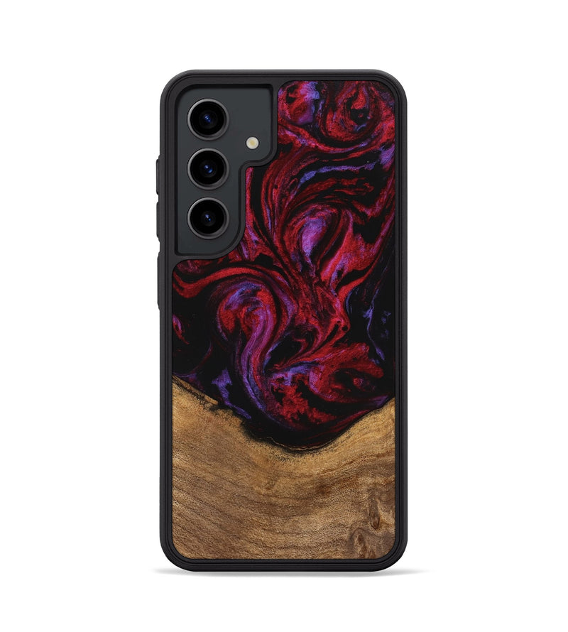 Galaxy S24 Wood Phone Case - Kaeli (Red, 746372)