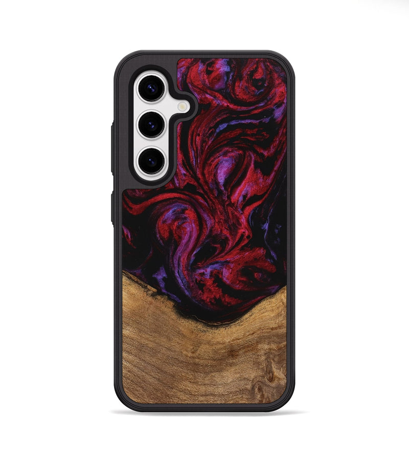 Galaxy S25 Wood Phone Case - Kaeli (Red, 746372)