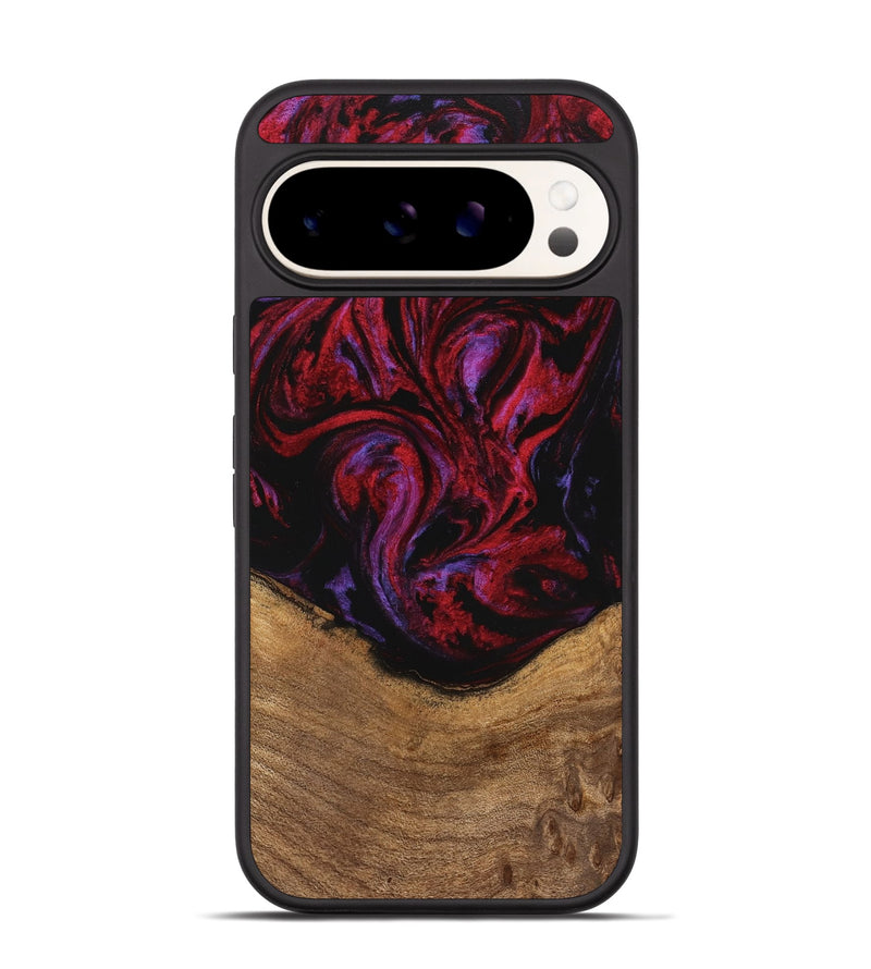 Pixel 9 Pro Wood Phone Case - Kaeli (Red, 746372)