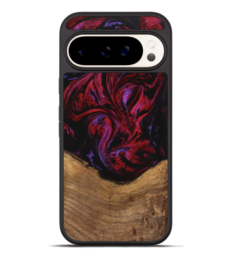 Pixel 9 Pro XL Wood Phone Case - Kaeli (Red, 746372)