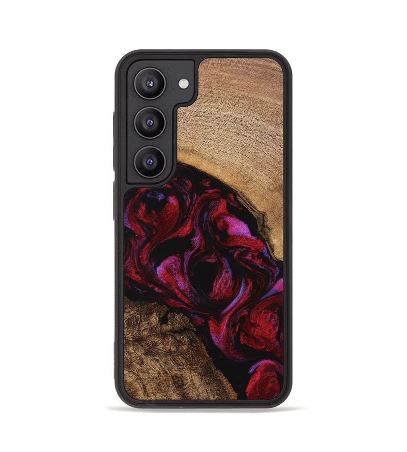 Galaxy S23 Wood Phone Case - Kolson (Red, 746374)