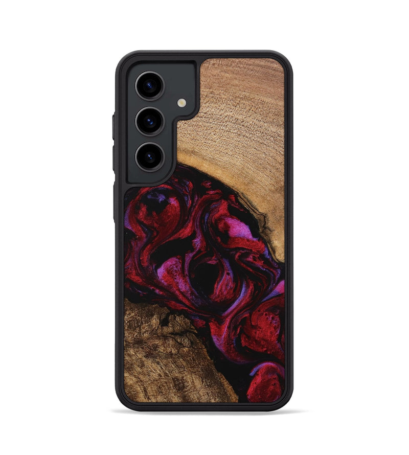 Galaxy S24 Wood Phone Case - Kolson (Red, 746374)