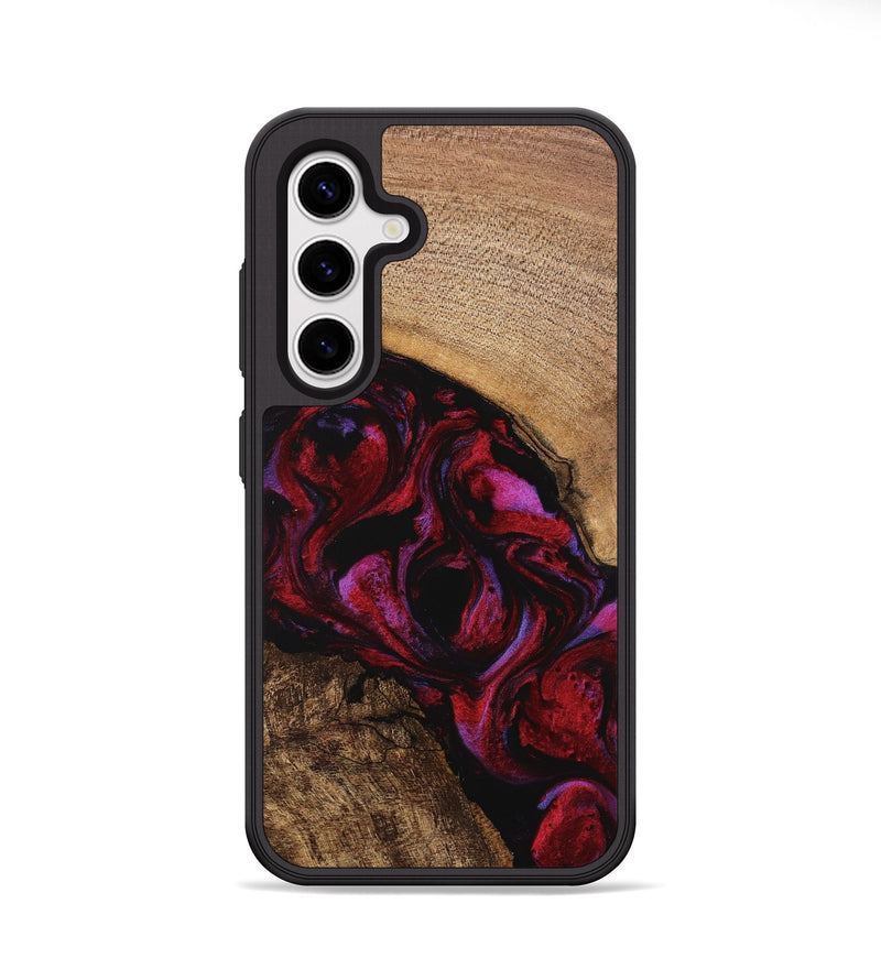 Galaxy S25 Wood Phone Case - Kolson (Red, 746374)