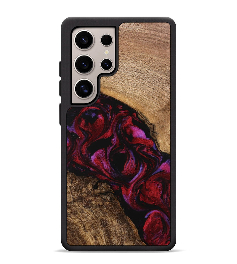 Galaxy S25 Ultra Wood Phone Case - Kolson (Red, 746374)