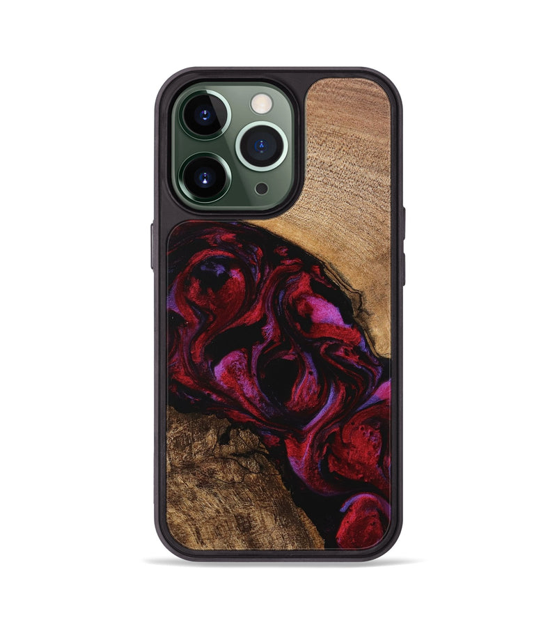 iPhone 13 Pro Wood Phone Case - Kolson (Red, 746374)