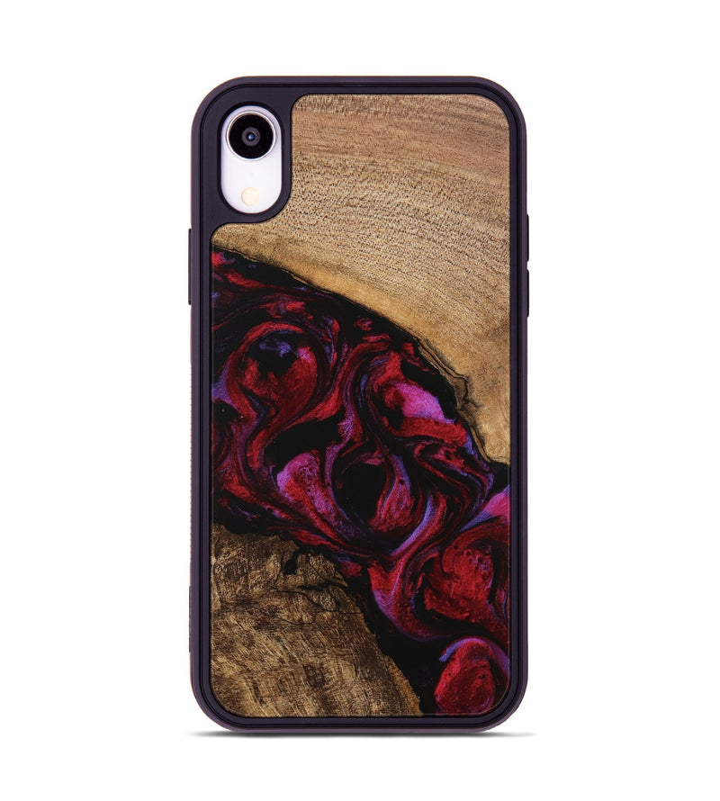 iPhone Xr Wood Phone Case - Kolson (Red, 746374)