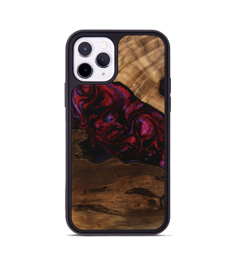 iPhone 11 Pro Wood Phone Case - Dominik (Red, 746376)