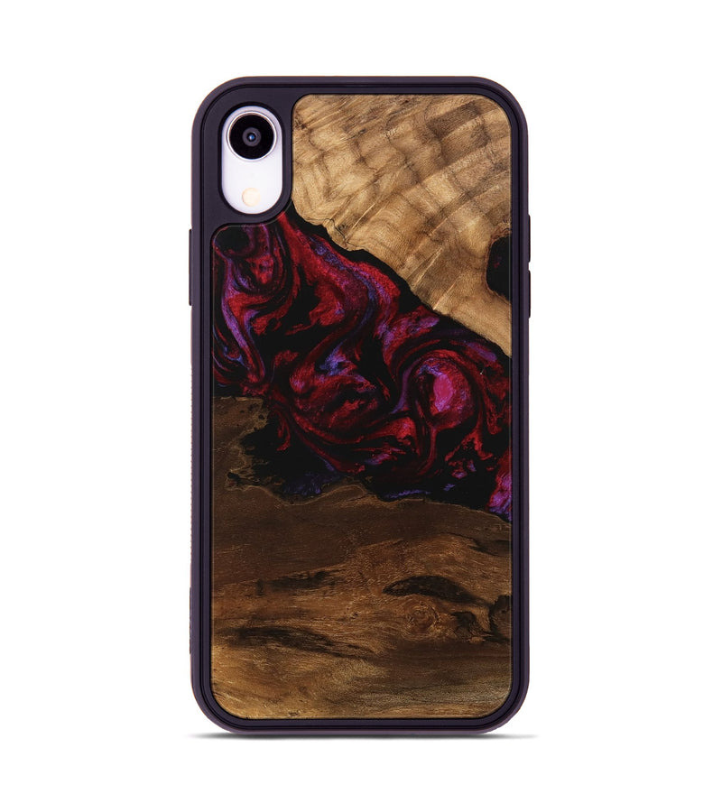 iPhone Xr Wood Phone Case - Dominik (Red, 746376)