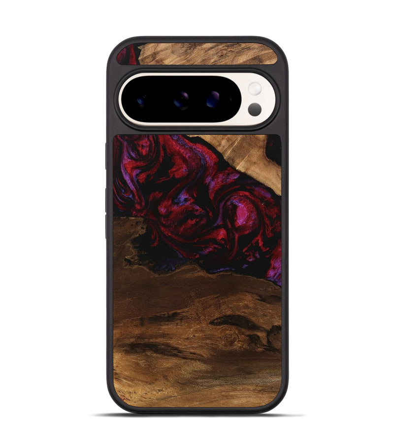 Pixel 9 Pro Wood Phone Case - Dominik (Red, 746376)