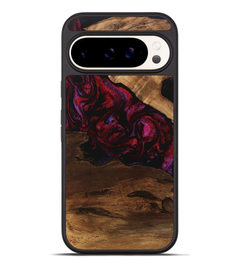 Pixel 9 Pro XL Wood Phone Case - Dominik (Red, 746376)