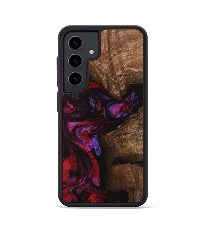 Galaxy S24 Wood Phone Case - Carina (Red, 746377)