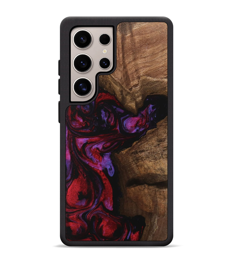 Galaxy S25 Ultra Wood Phone Case - Carina (Red, 746377)