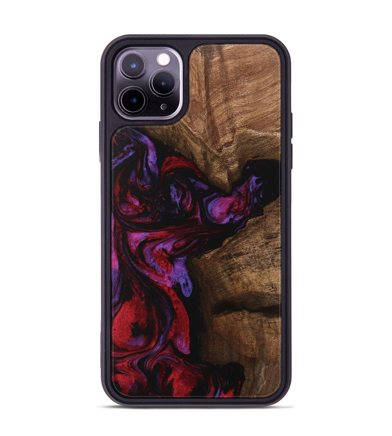 iPhone 11 Pro Max Wood Phone Case - Carina (Red, 746377)