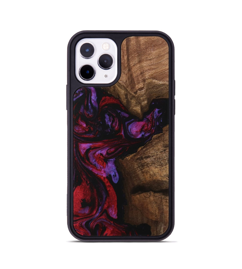 iPhone 11 Pro Wood Phone Case - Carina (Red, 746377)