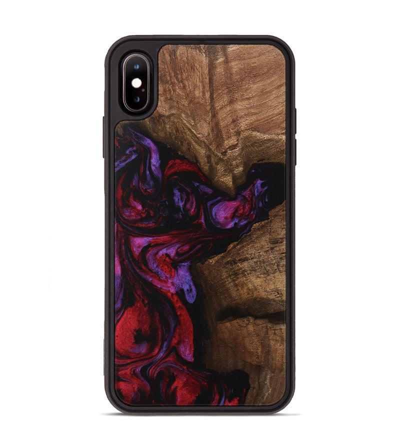 iPhone Xs Max Wood Phone Case - Carina (Red, 746377)