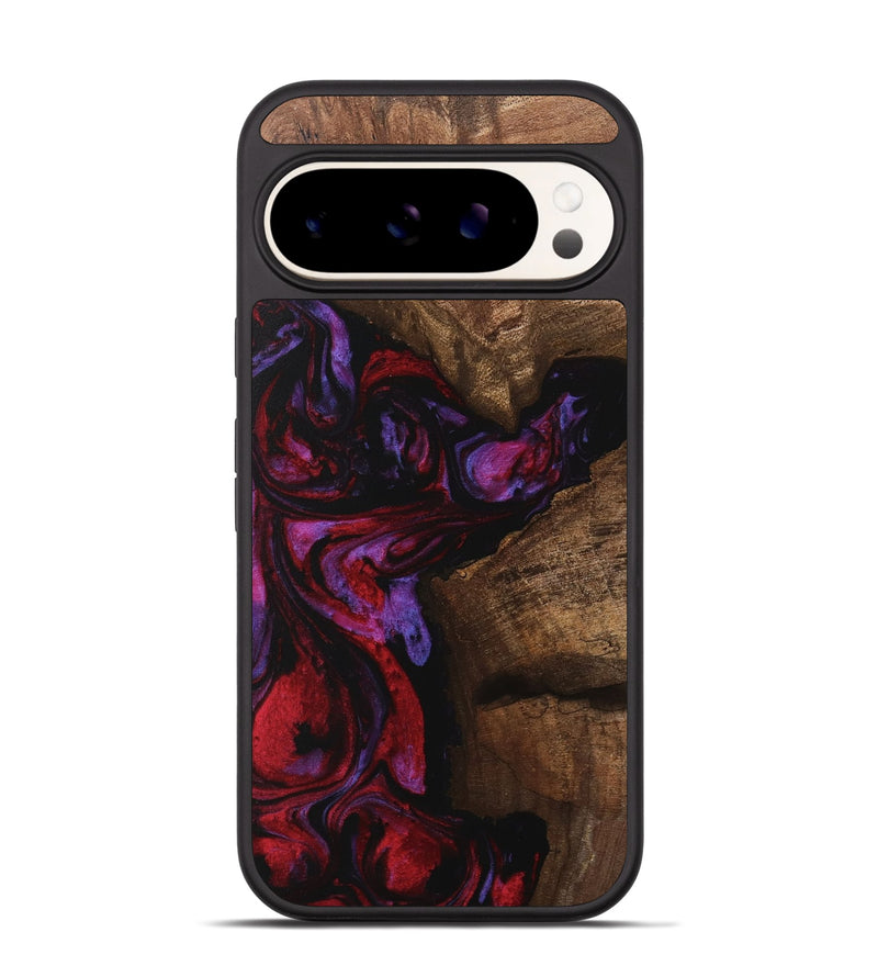 Pixel 9 Pro Wood Phone Case - Carina (Red, 746377)