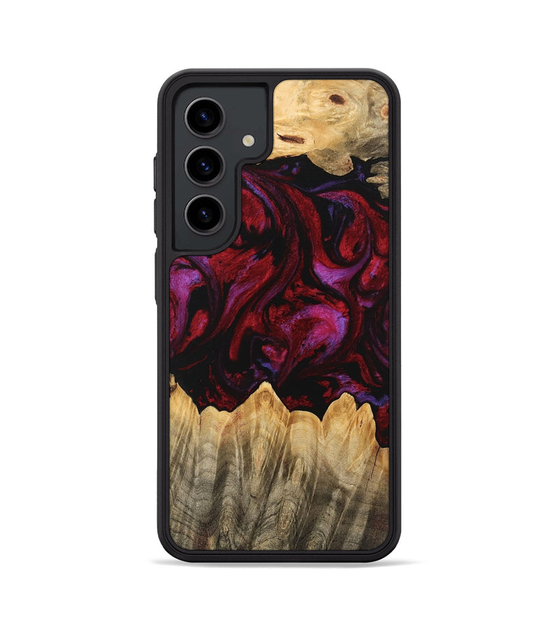 Galaxy S24 Wood Phone Case - Eldon (Red, 746382)