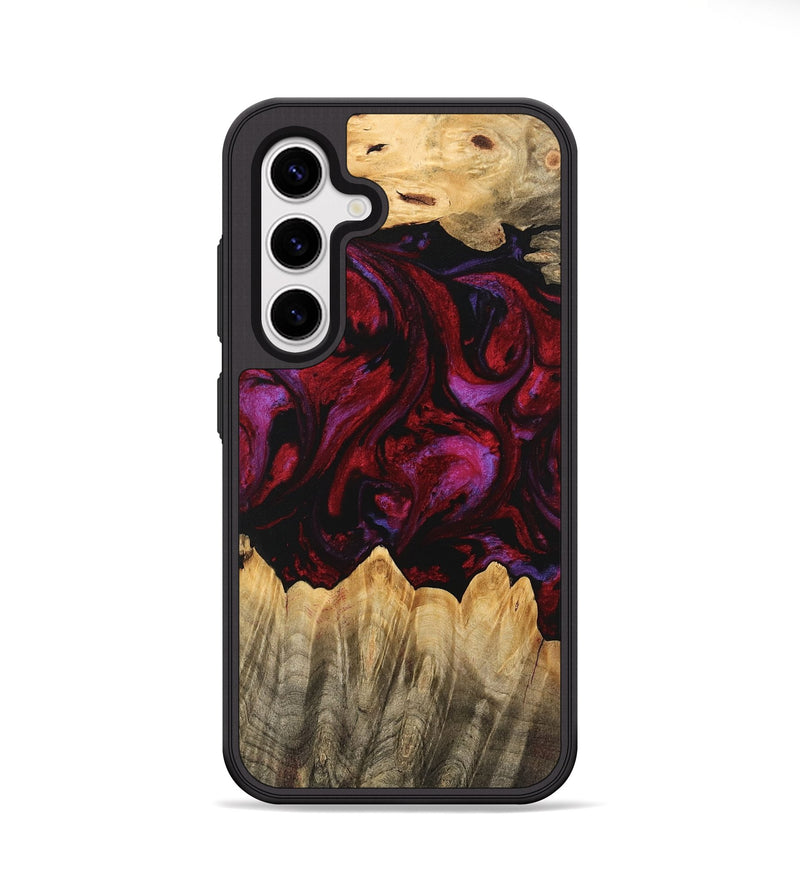 Galaxy S25 Wood Phone Case - Eldon (Red, 746382)