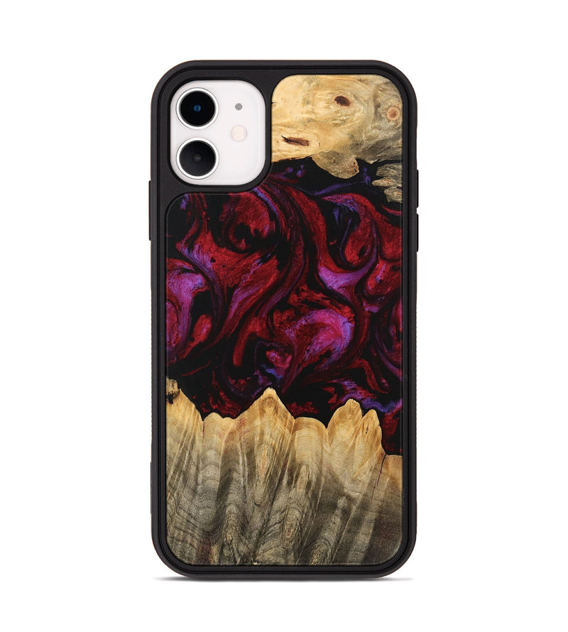 iPhone 11 Wood Phone Case - Eldon (Red, 746382)