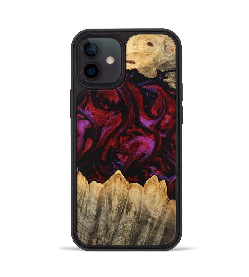 iPhone 12 Wood Phone Case - Eldon (Red, 746382)