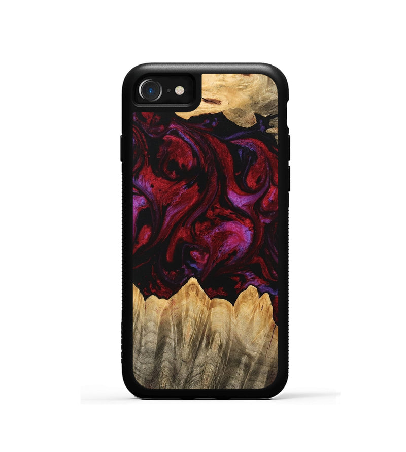 iPhone SE Wood Phone Case - Eldon (Red, 746382)