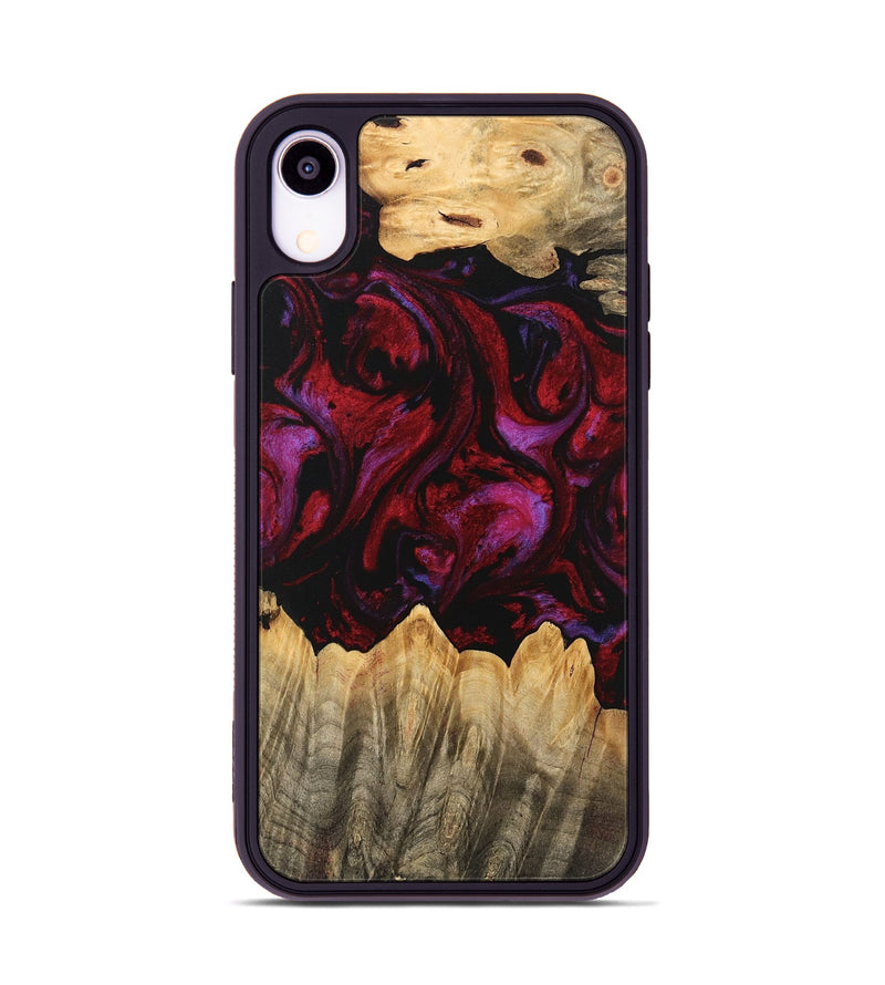 iPhone Xr Wood Phone Case - Eldon (Red, 746382)