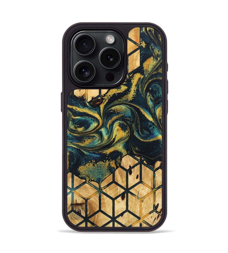 iPhone 15 Pro Wood Phone Case - Lawson (Pattern, 746386)