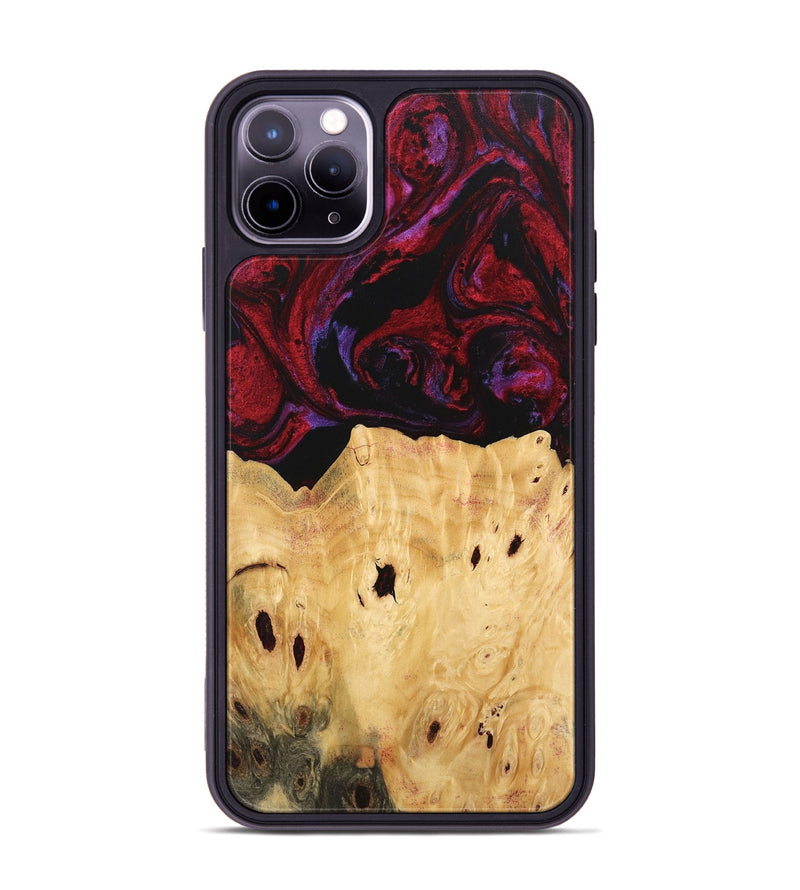 iPhone 11 Pro Max Wood Phone Case - Marylyn (Red, 746390)