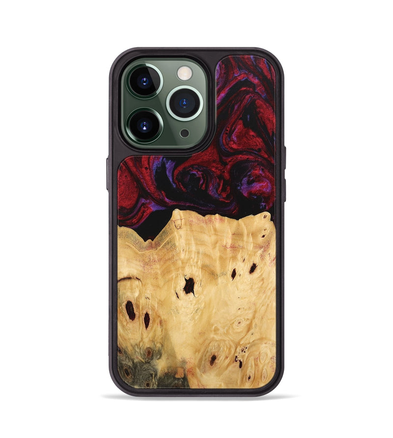 iPhone 13 Pro Wood Phone Case - Marylyn (Red, 746390)