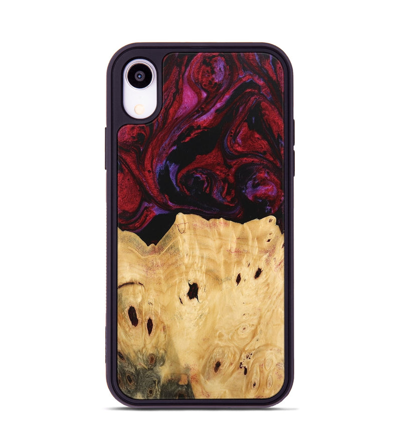 iPhone Xr Wood Phone Case - Marylyn (Red, 746390)