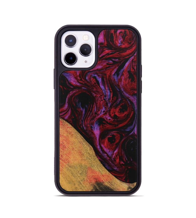 iPhone 11 Pro Wood Phone Case - Dona (Red, 746391)