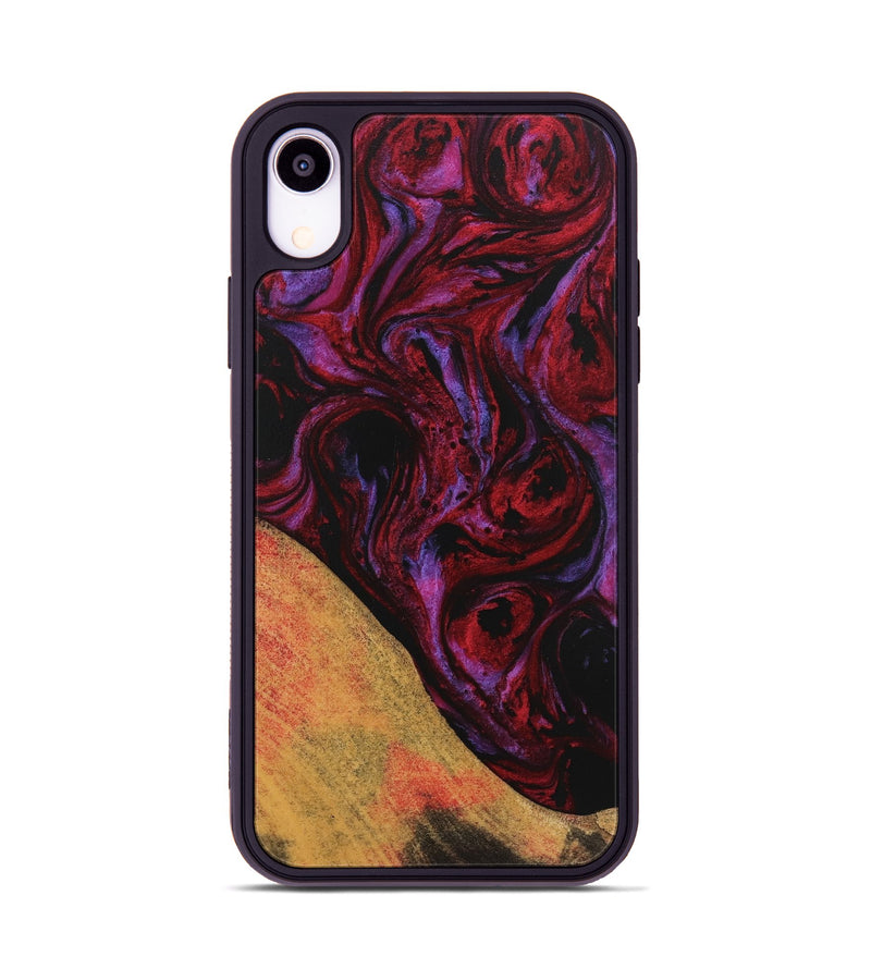 iPhone Xr Wood Phone Case - Dona (Red, 746391)