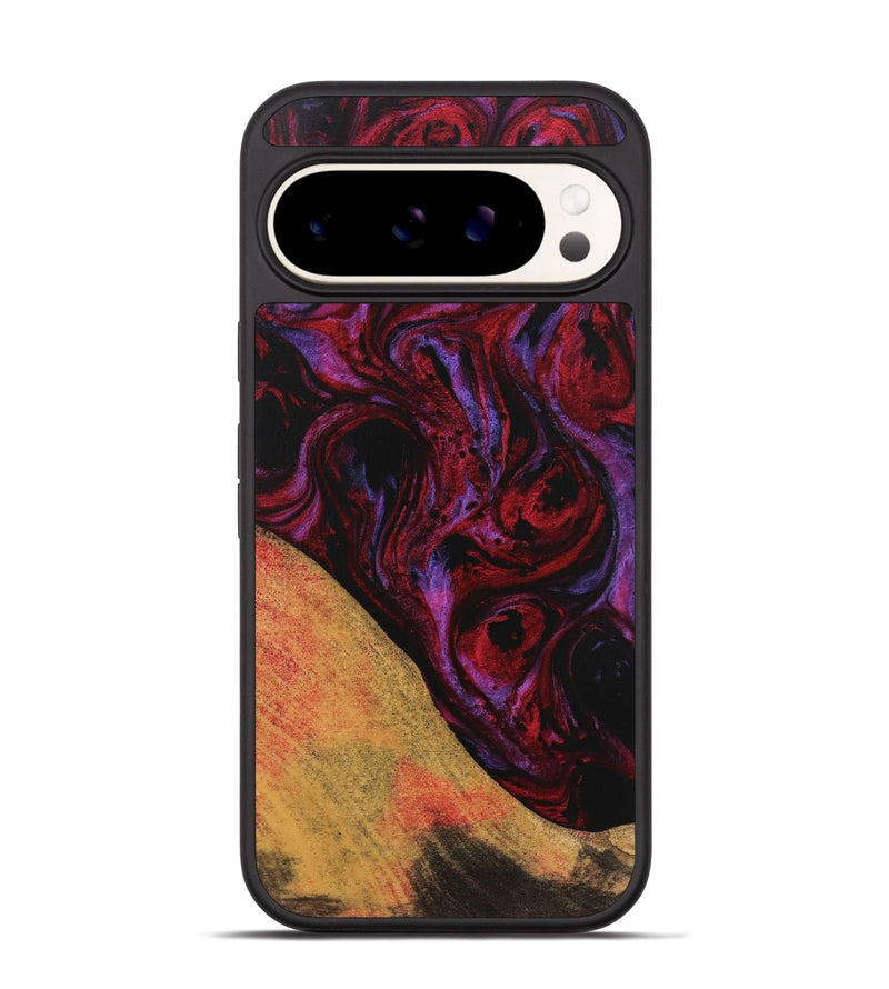 Pixel 9 Pro Wood Phone Case - Dona (Red, 746391)