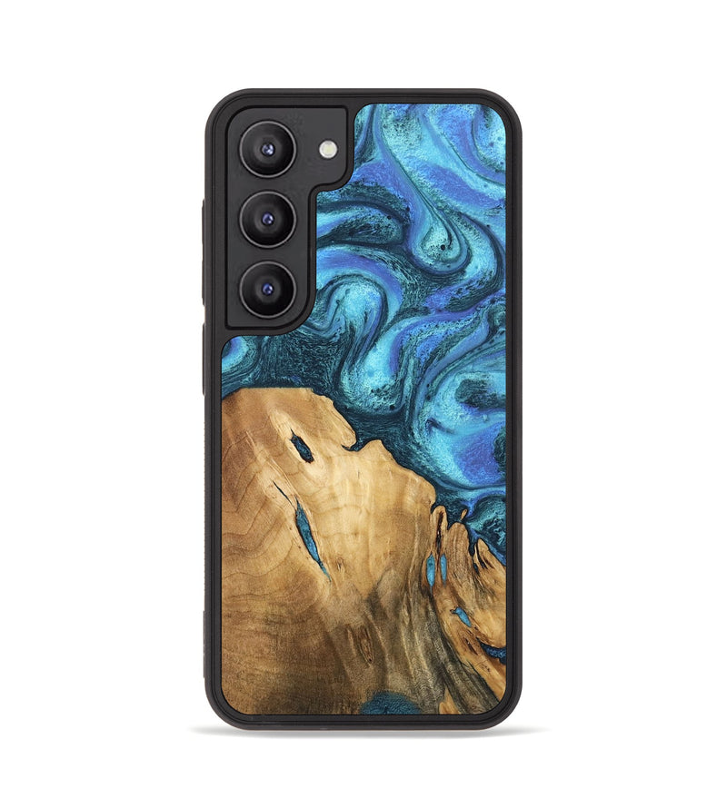 Galaxy S23 Wood Phone Case - Rhonda (Blue, 746392)