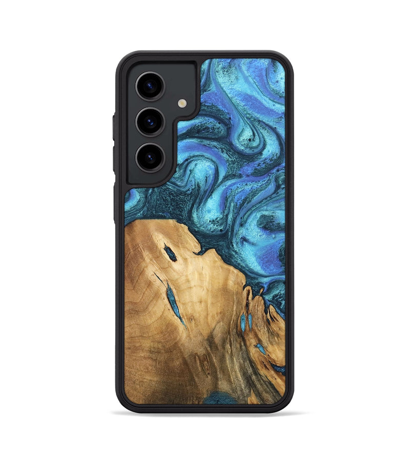 Galaxy S24 Wood Phone Case - Rhonda (Blue, 746392)