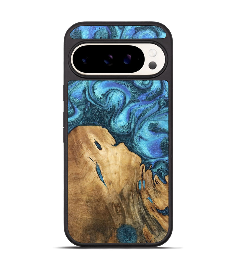 Pixel 9 Pro Wood Phone Case - Rhonda (Blue, 746392)