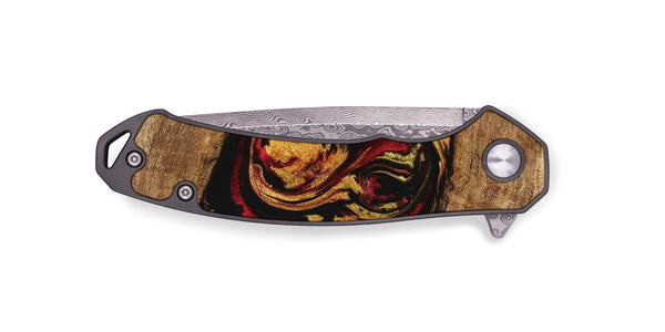 EDC Wood Pocket Knife - Rhianna (Red, 746393)