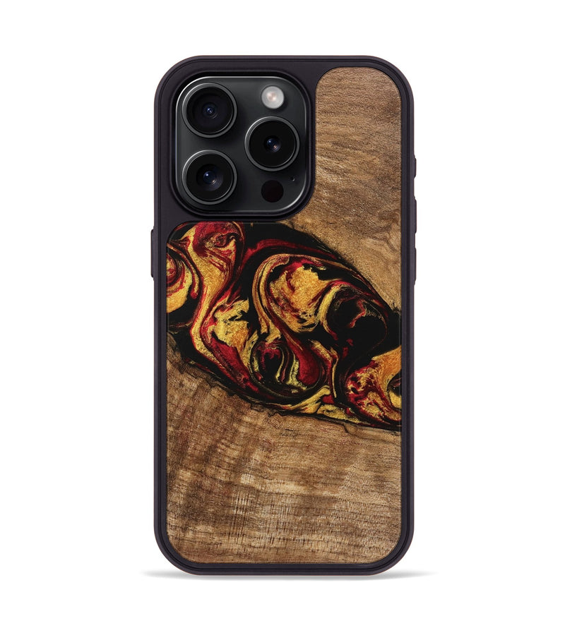 iPhone 15 Pro Wood Phone Case - Rhianna (Red, 746393)