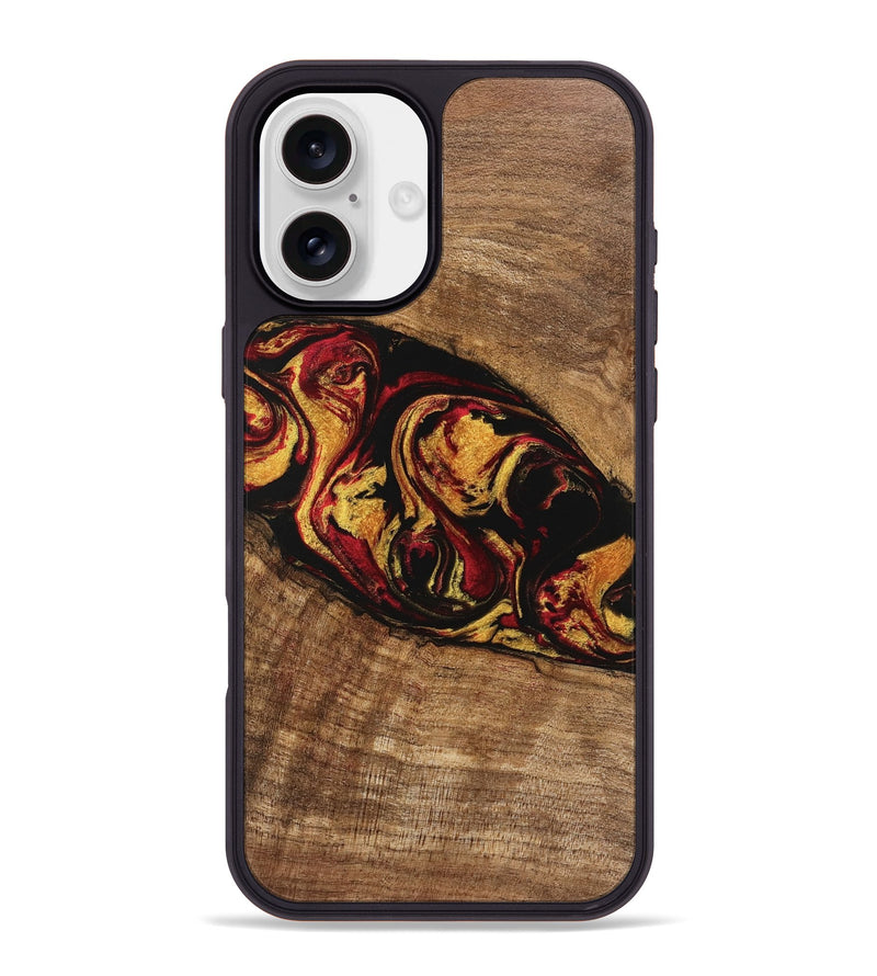 iPhone 16 Plus Wood Phone Case - Rhianna (Red, 746393)