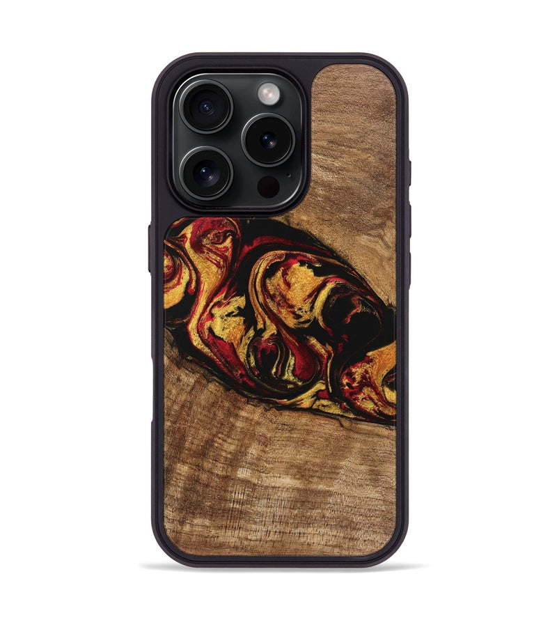 iPhone 16 Pro Wood Phone Case - Rhianna (Red, 746393)