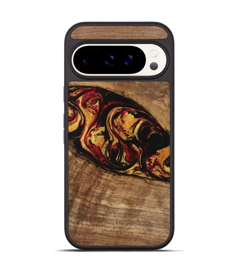 Pixel 9 Pro Wood Phone Case - Rhianna (Red, 746393)