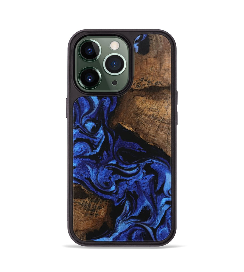 iPhone 13 Pro Wood Phone Case - Griffin (Blue, 746394)