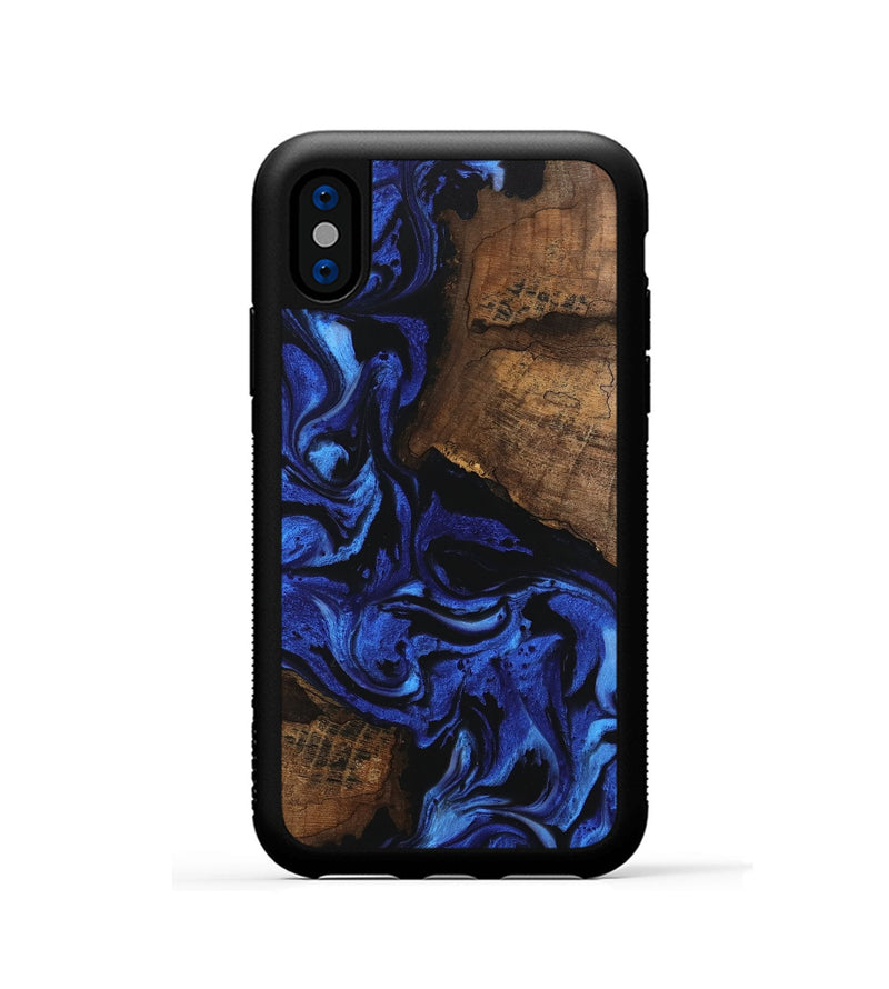 iPhone Xs Wood Phone Case - Griffin (Blue, 746394)