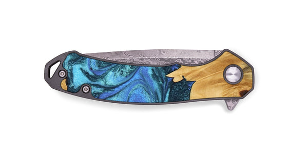 EDC Wood Pocket Knife - Meyer (Blue, 746395)